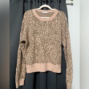Madewell Cheetah Print Sweater
